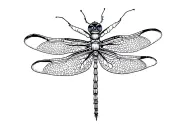 dragonfly tattoo design idea
