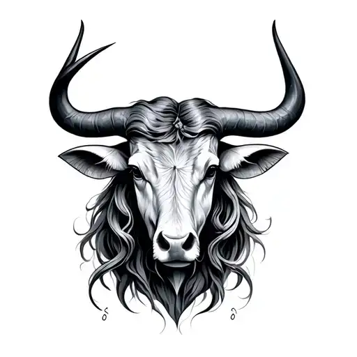 Taurus And Libra tattoo design idea