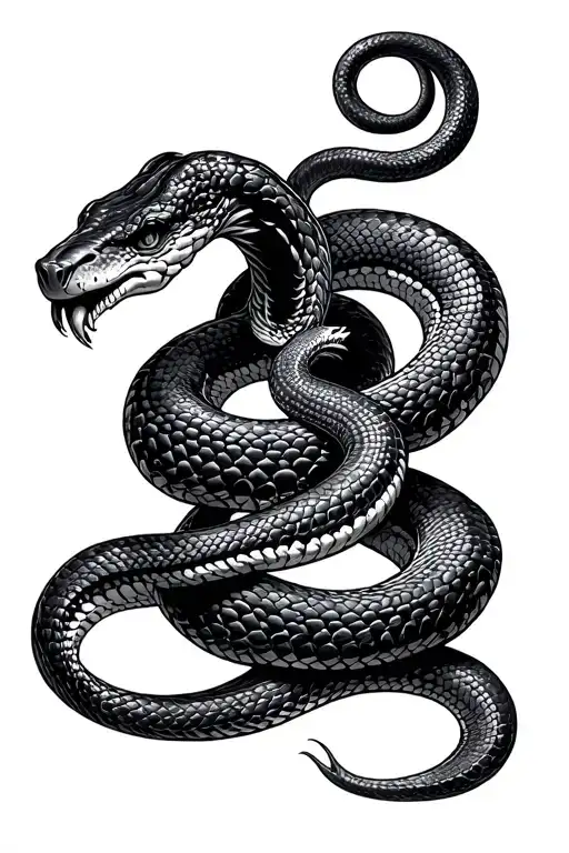 join or die snake tattoo design idea