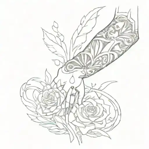 mrs Banks forearm tattoo tattoo design idea