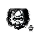 Chucky tattoo design idea
