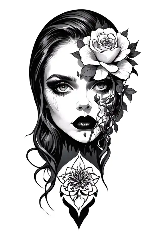 Lust Sin tattoo design idea