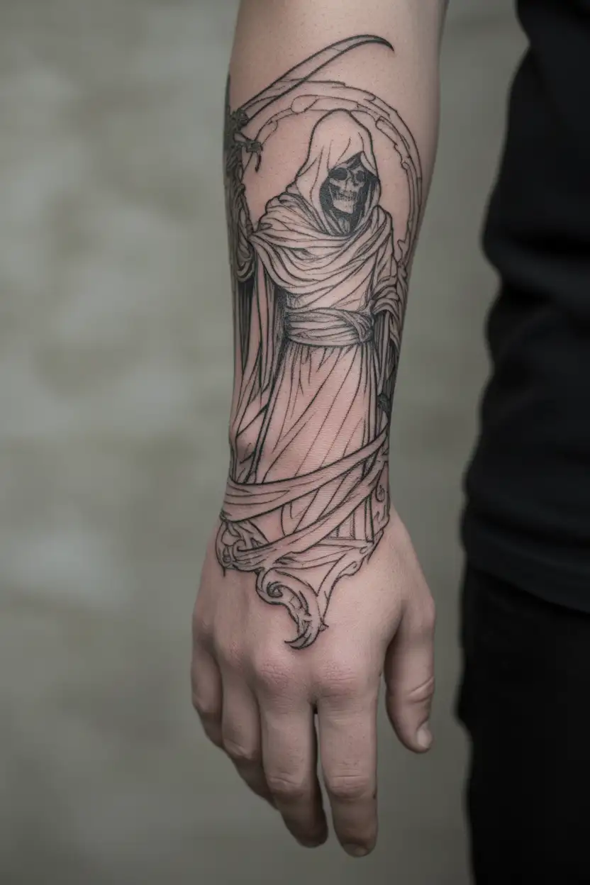 grim-reaper tattoo design idea