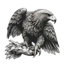 wedge tailed eagle tattoo design idea
