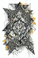 Watercolor tattoo design idea