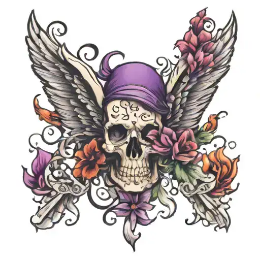 Pancreatic Tumor Survivor and PTSD survivor  tattoo design idea