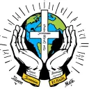 the world inside  Jesus praying hands  with cross holding names written Izec , Javen, Jeremiah , Eli, Kalaya, Malik  tattoo design idea