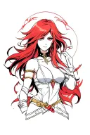 Erza Scarlet tattoo design idea
