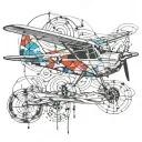 cessna 172 tattoo design idea