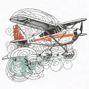 cessna 172 tattoo design idea