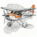 cessna 172 tattoo design idea
