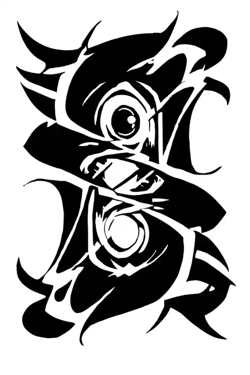 hellsing alucard's eye tattoo design idea