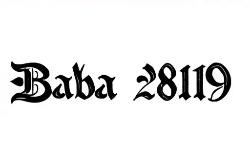 "Baba 2819" tattoo design idea