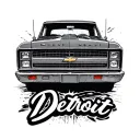 detroit, muscle, Chevy, addict tattoo design idea