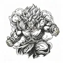 broly   tattoo design idea