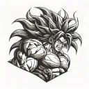 broly   tattoo design idea