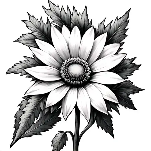 edelweiss tattoo design idea