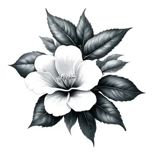 Dogwood Flower tattoo design idea