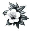 Dogwood Flower tattoo design idea