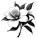 Dogwood Flower tattoo design idea