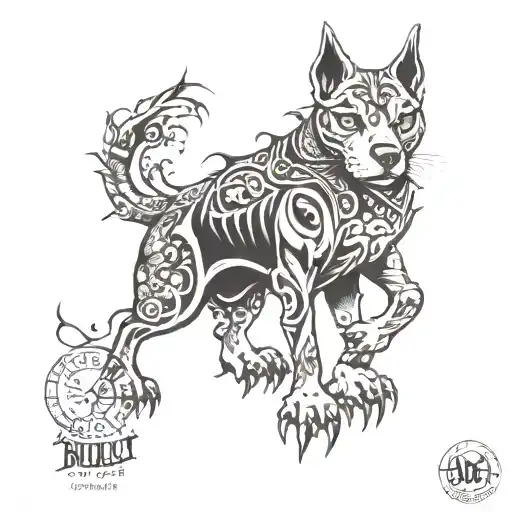 bully leg tattoo tattoo design idea