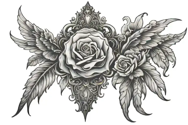 Matthew 19:26 tattoo design idea