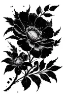 Taurus constellation and may birth flower tattoo design idea