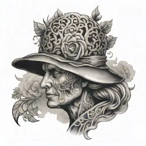 a dementia wanderer tattoo design idea