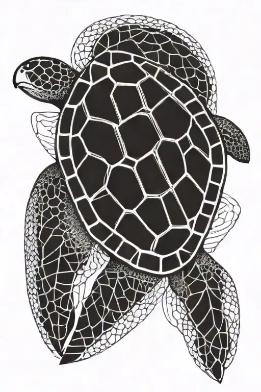 Sea Turtle tattoo design idea