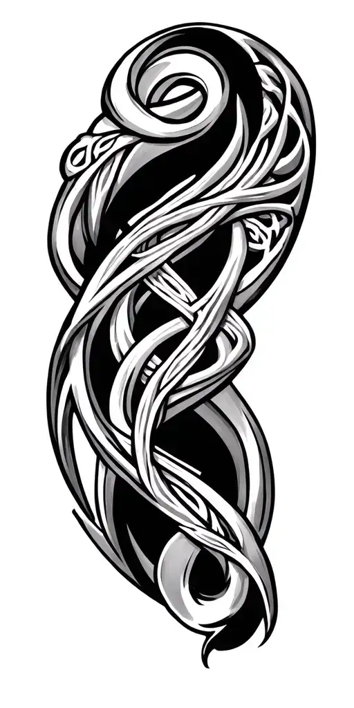 Celtic, Physical therapy symbol intertwined, music tattoo design idea
