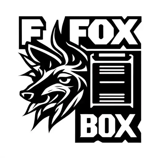 "Fox Box" "Fox Box" Product logo for a mobile satelite battery pack for the military. tattoo design idea
