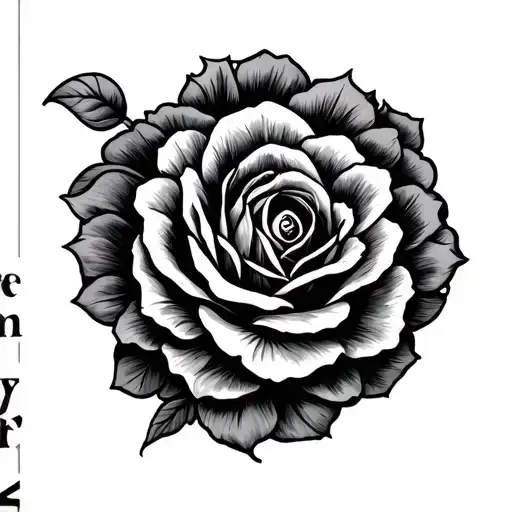 Last Name tattoo design idea