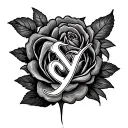 Last Name tattoo design idea