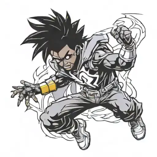 static shock tattoo design idea