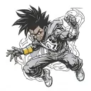 static shock tattoo design idea