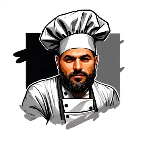 Chef tattoo design idea