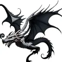 Flying Dragon tattoo design idea