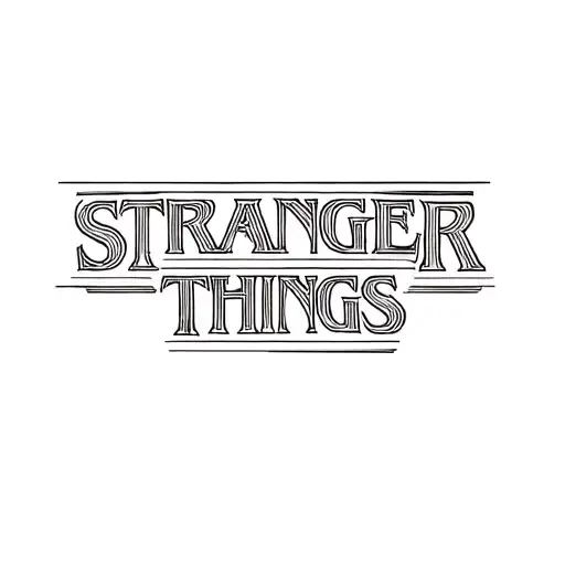 stranger things tattoo design idea