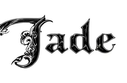"Jade" tattoo design idea