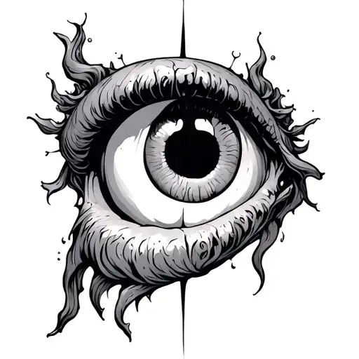 Butthole tattoo design idea