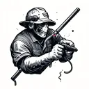 Electrician tattoo design idea