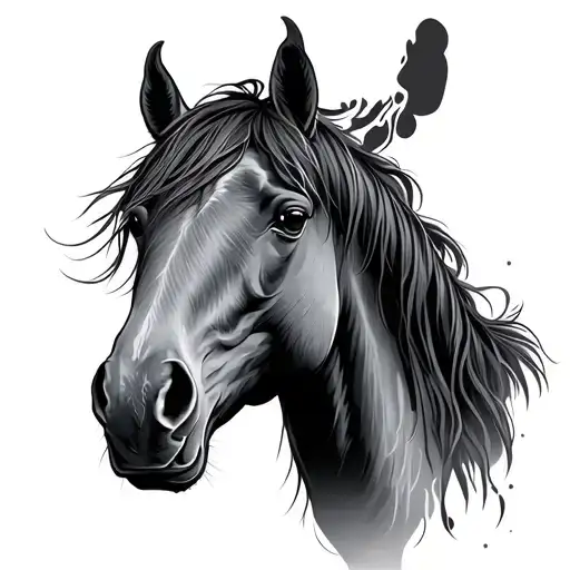 Tattoo a wild horse tattoo design idea