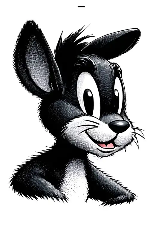 marvin looney tunes tattoo design idea