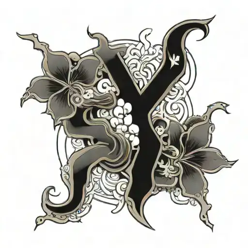 A striking yakuza-style tattoo that seamlessly merges traditional Japanese and Christian themes, like crosses or verses  tattoo design idea