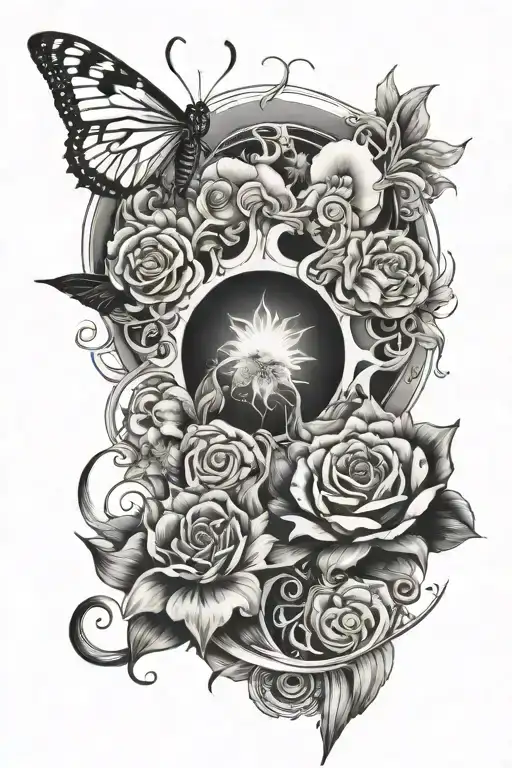 7 days of creation tattoo design idea