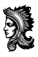 equalizer forming the shape tattoo design idea