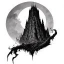 Dark Tower tattoo design idea