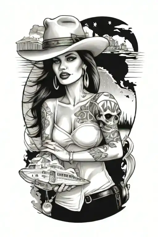 travel themed tattoo tattoo design idea