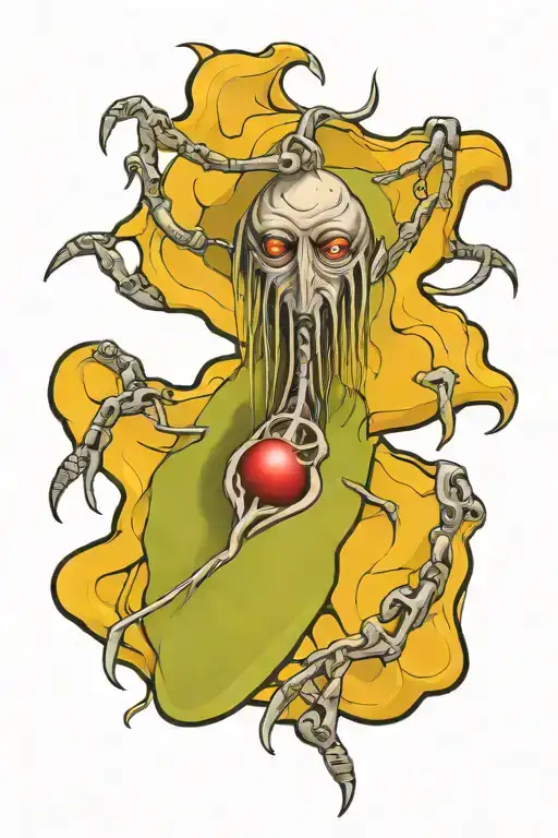 korn metal band tattoo design idea