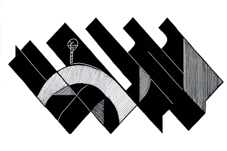 struggle ideas based tattoo design idea